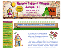 Tablet Screenshot of escuelainfantiljarque.com